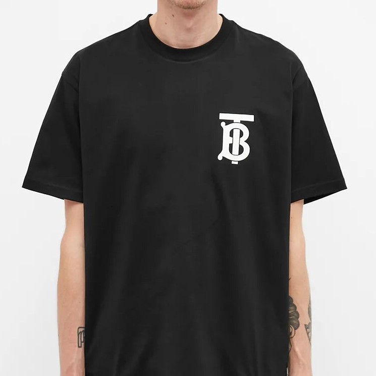 BURBERRY Emerson TB UNISEX 100% Premium Cotton Oversized Black T-shirt Burberry  Logo Print T-shirt Burberry Emerson TB T | Shopee Malaysia