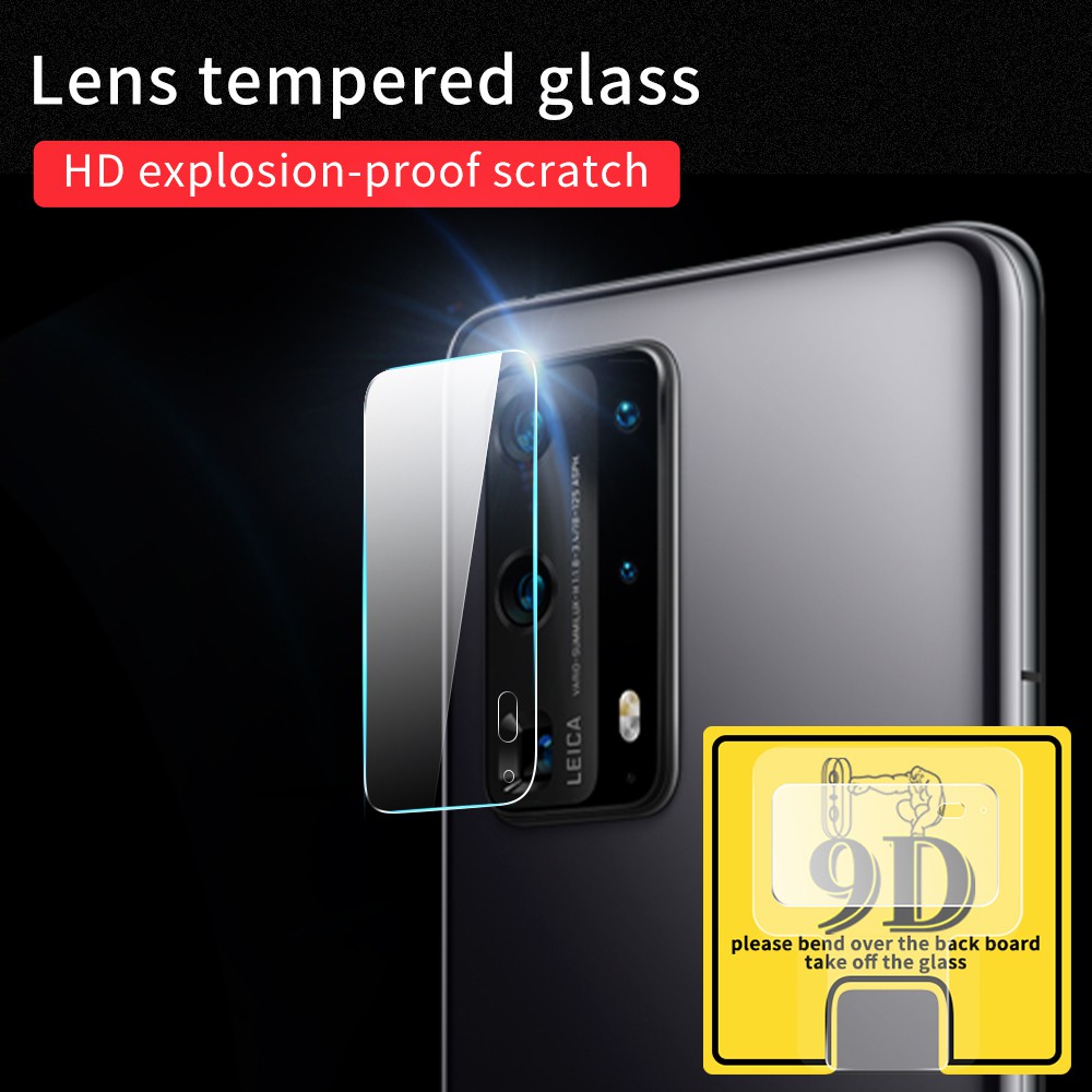 2PCS9D Camera Len Film For Huawei P40 Pro+ Lite Lens Protector For Huawei Nova 7 Pro 9D Soft ...