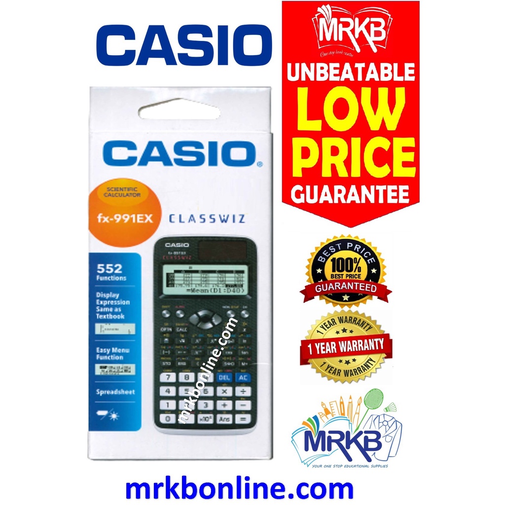 Casio Classwiz Calculator Fx-991EX | Shopee Malaysia