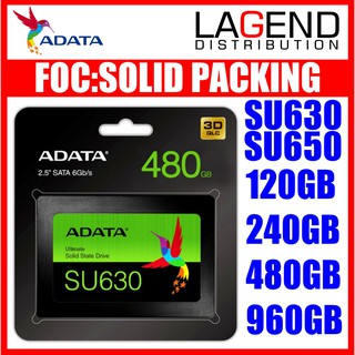 ADATA SSD 120GB 240GB 480GB 960GB SSD SU630 SU650 SSD. LIKE APACER AS340 KINGSTON A400 SANDISK SSD PLUS SILICON POWER