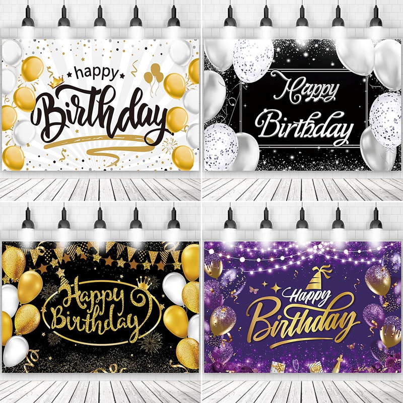 Huiran Happy Birthday Backdrop Banner | Shopee Malaysia