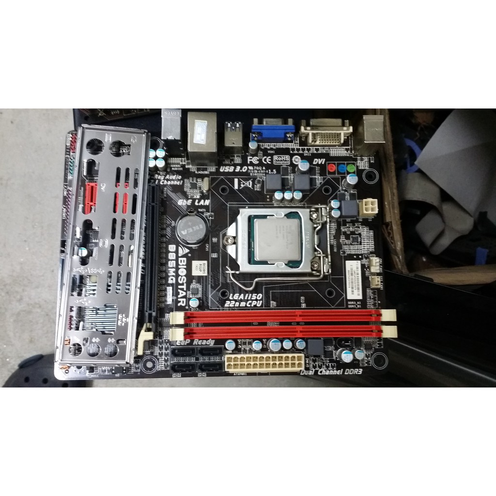 Intel I5 4570 With Biostar B85mg Combo Set Shopee Malaysia