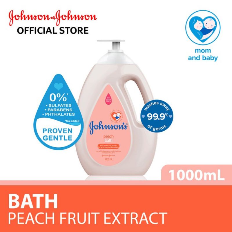 Johnson's Baby - Peach Bath (1000ml) ~ Ship out within 24 hours
