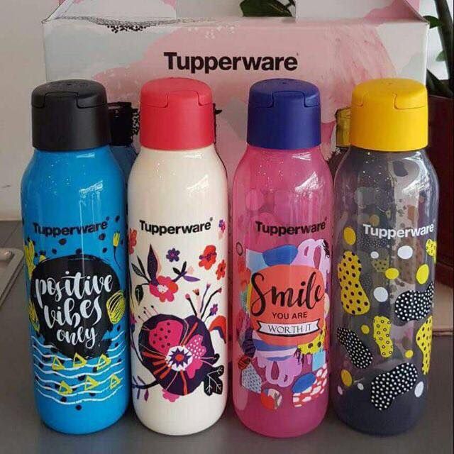 NEW Tupperware Cool N' Chic ECO Bottle Limited Edition (4) (Single item) 750ML