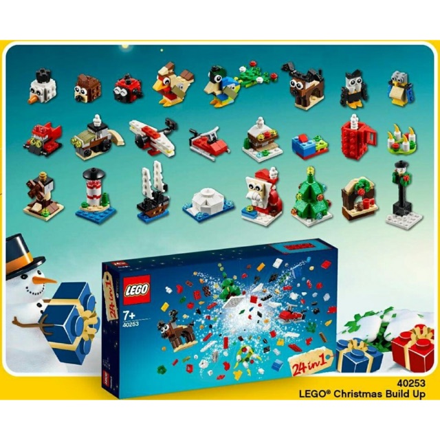 lego christmas build up