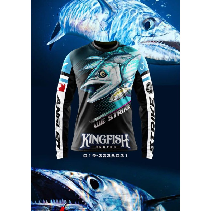 Baju Pancing, Jersey Pancing, Fishing Shirt -King Fish