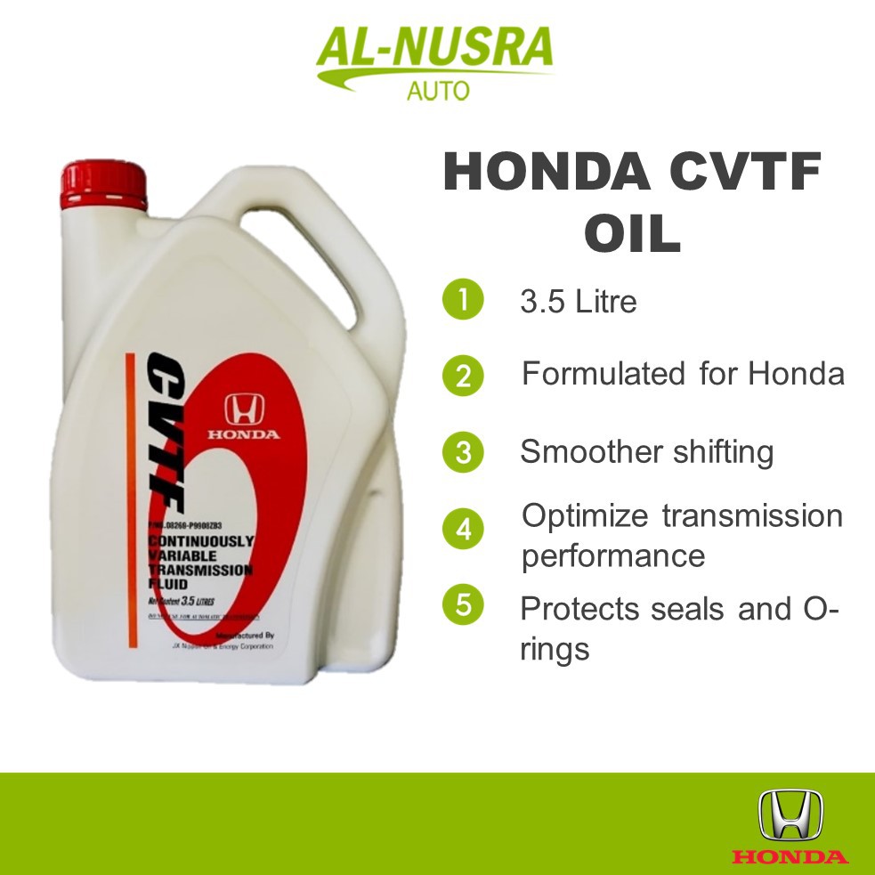 HONDA CVTF OIL 3.5L CONTINUOUSLY VARIABLE TRANSMISSION FLUID GEAR OIL