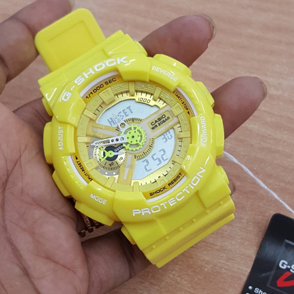 baby g yellow watch