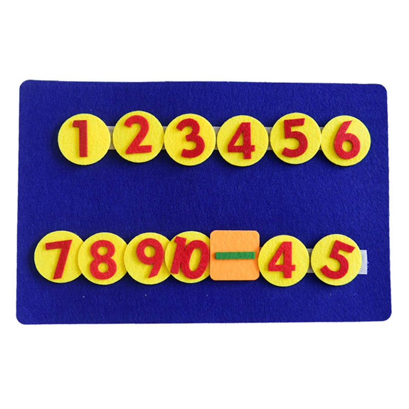 Multi Must Kid Montessori Toys Felt Finger Number Math Children Counting Addition Subtraction Puzzle Toddler Early Le... - Image 4