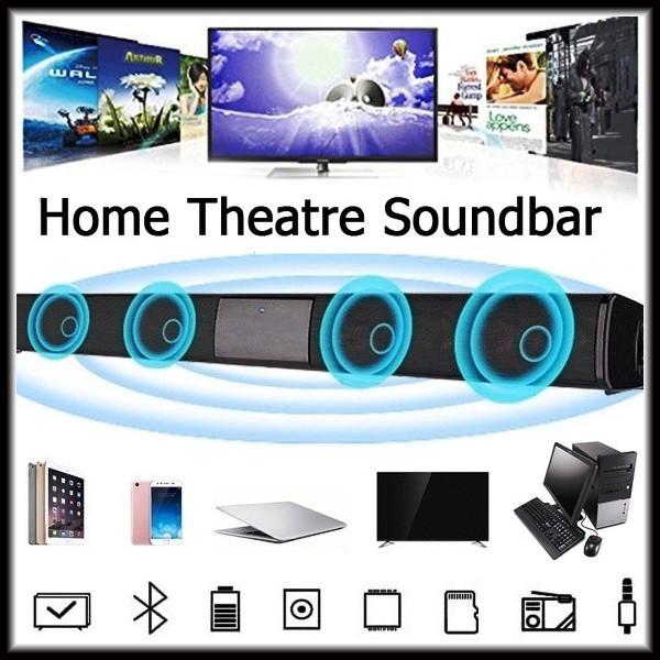 【In Stock】home theatre soundbar syste Home Theater Wireless Bluetooth Sound Bar Speaker System TV Home Theater Subwoofer