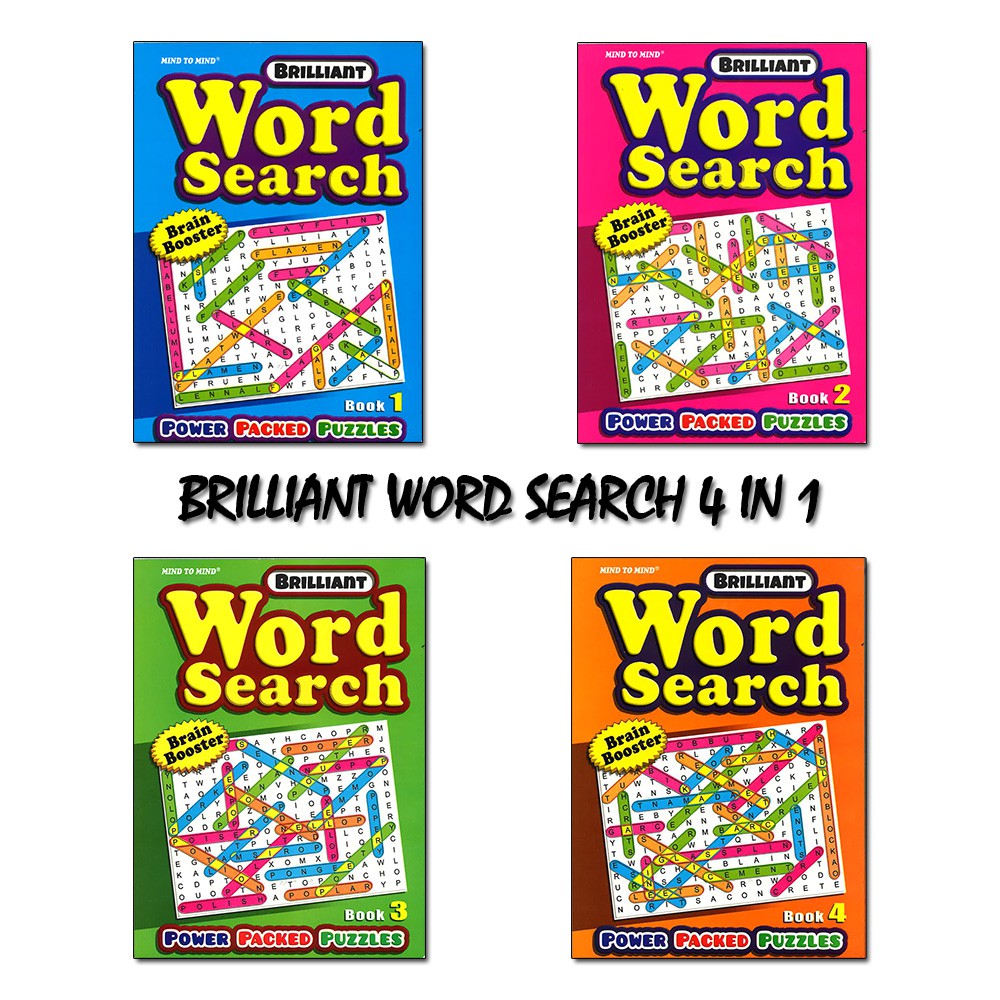 BRILLIANT WORD SEARCH 4 IN 1 Shopee Malaysia