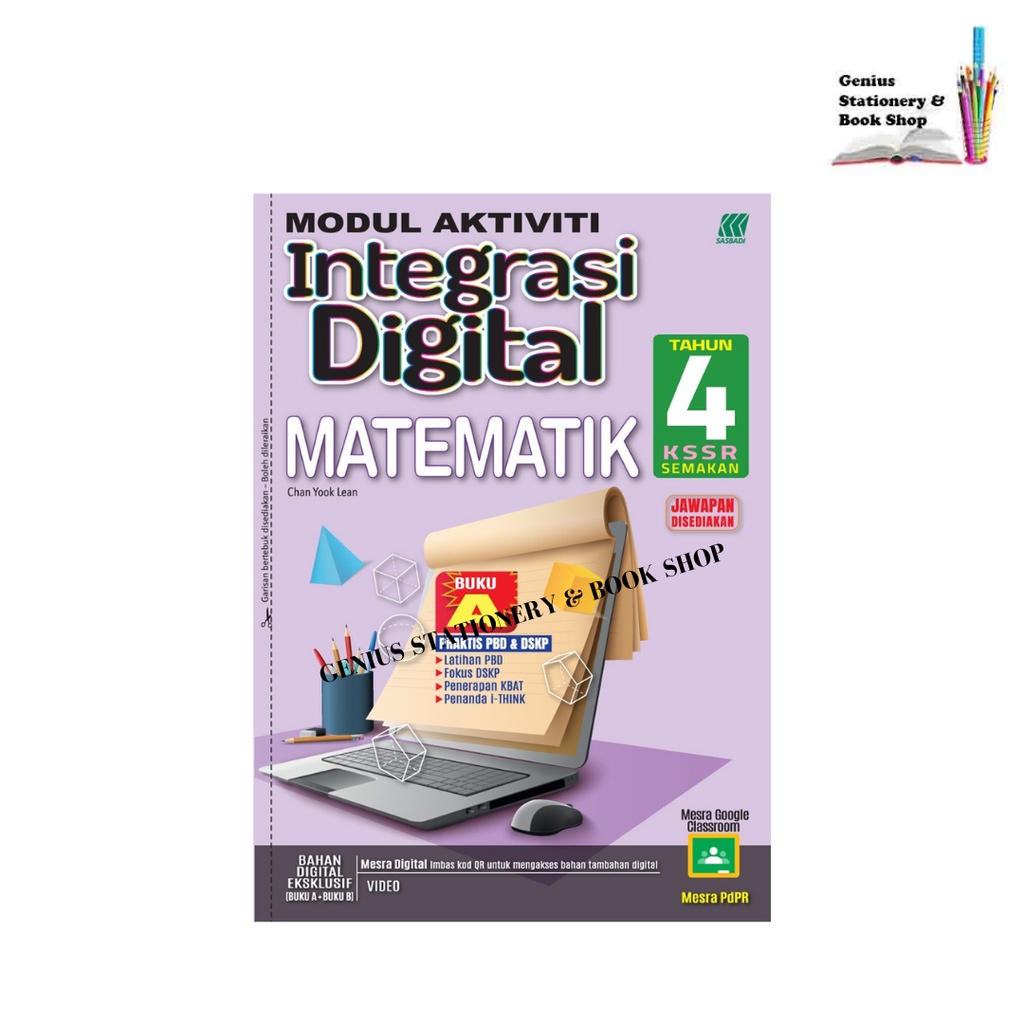 Modul Aktiviti Integrasi Digital Matematik Buku A B Tahun 4 Shopee Malaysia