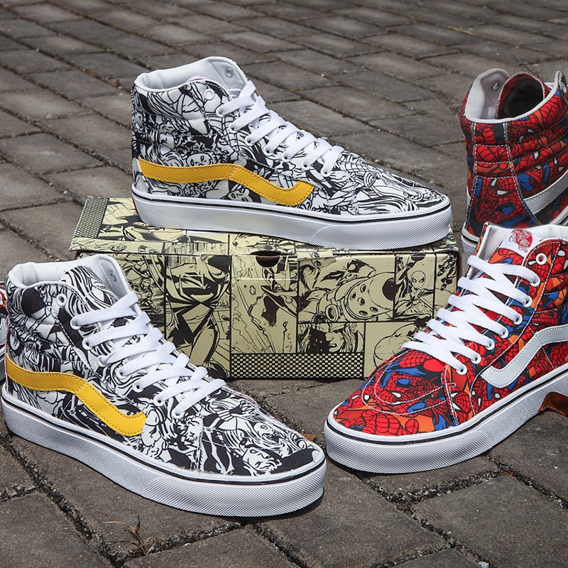 vans comic shoes