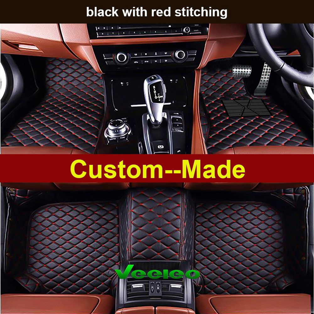 Leather Car Floor Mats For Honda Accord 4 Doors 2008 2012 Custom