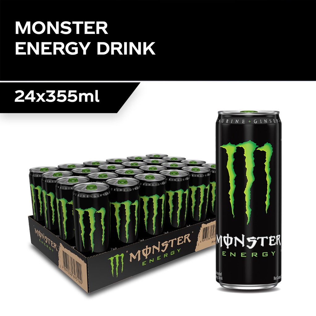 Monster Energy Drink Can 355ml (4s/24s)