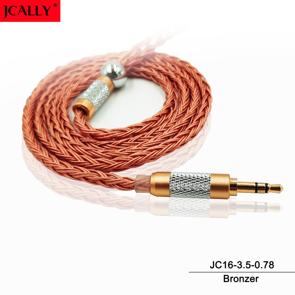 JCALLY 16 Core 3.5mm 6N High Purity Oxygen-Free Copper 2Pin MMCX
