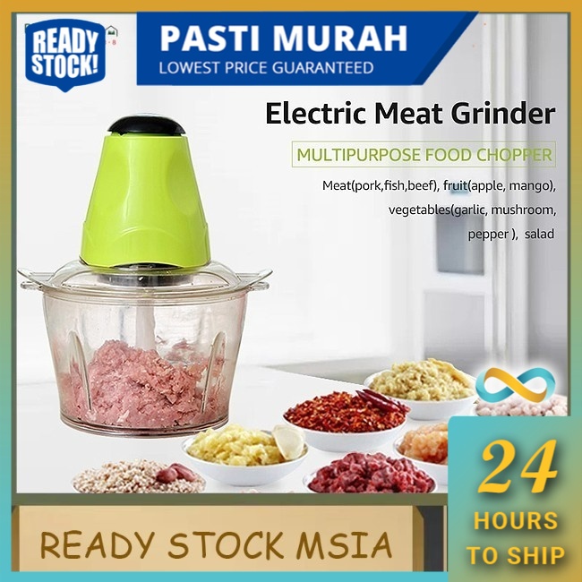 Automatic Electric Meat Grinder Mincer  Chopper Slicer Vegetables Fruits Kitchen