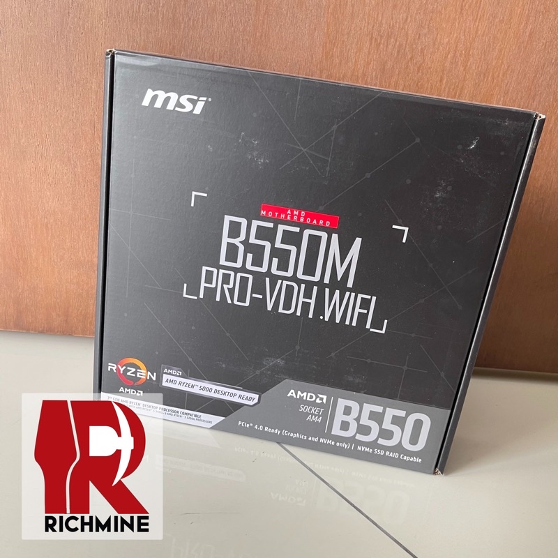 {ReadyStock} MSI B550M PRO-VDH WIFI Motherboard AMD AM4 Ryzen M-ATX ...