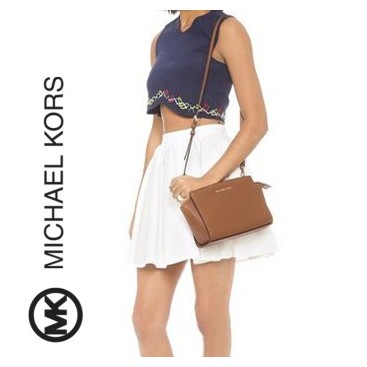 michael kors selma medium brown