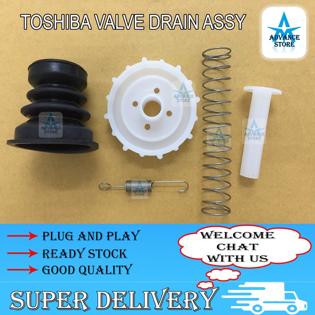 TOSHIBA VALVE DRAIN ASSY Drain Valve Washing Machine AWB1100G AW