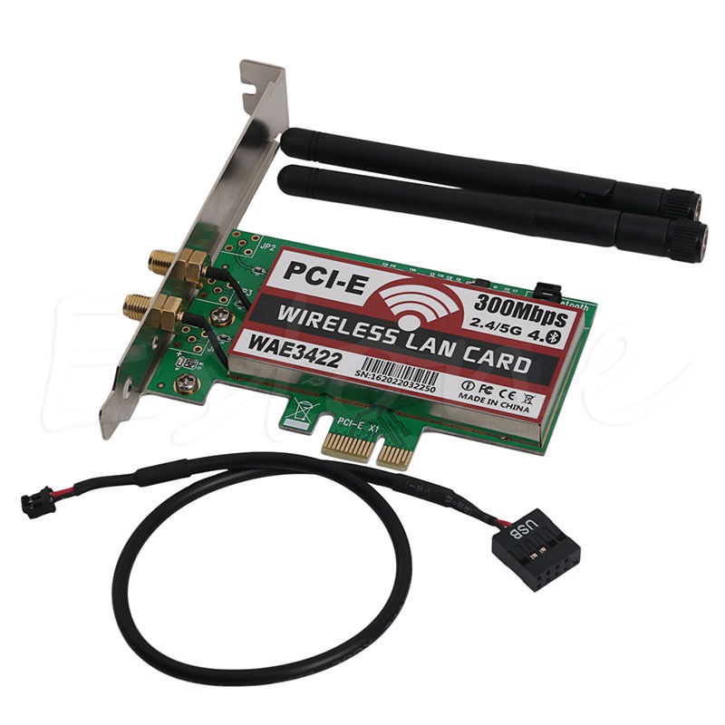 300mbps Pci E Pci Express Networ Card Wlan Wifi Adapter Tool Shopee Malaysia