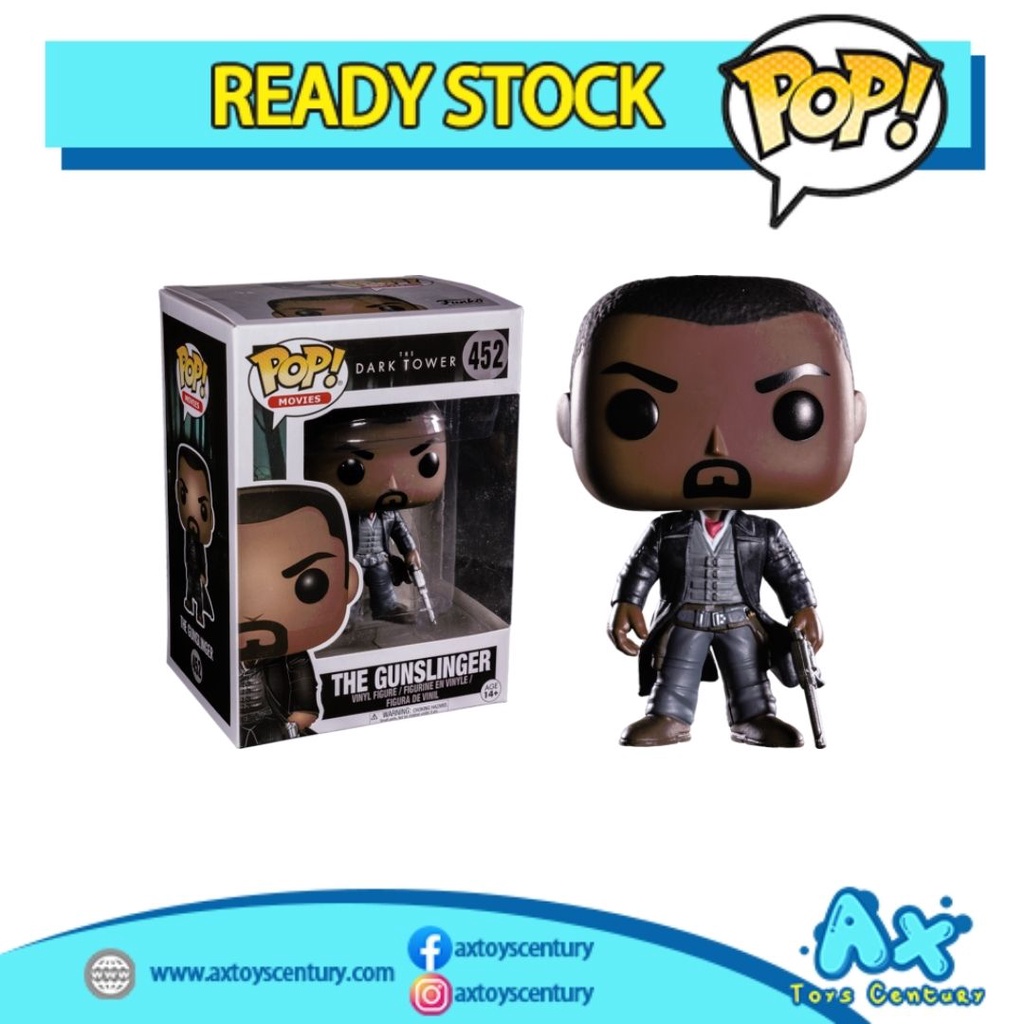 Funko Pop! Movies: The Dark Tower - The Gunslinger Posed #452 100% Genuine