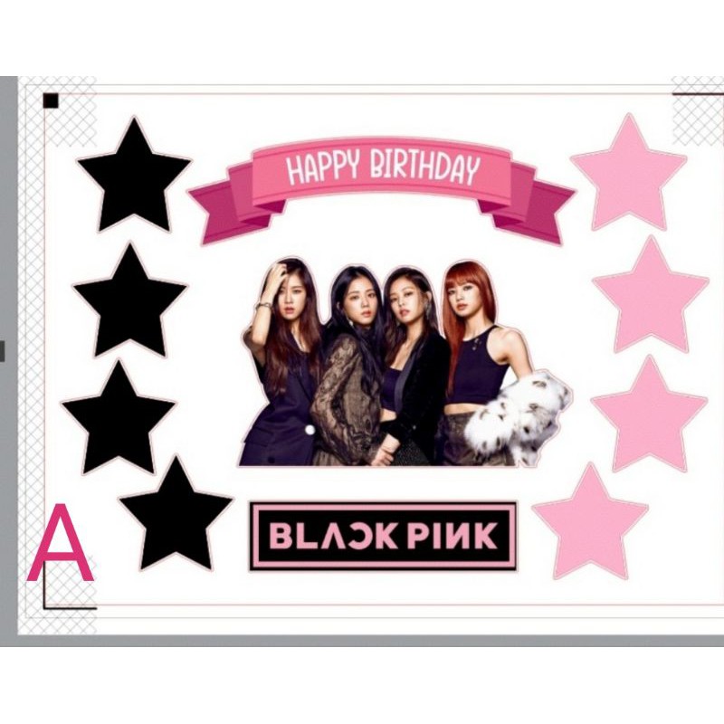 blackpink cake topper shopee malaysia