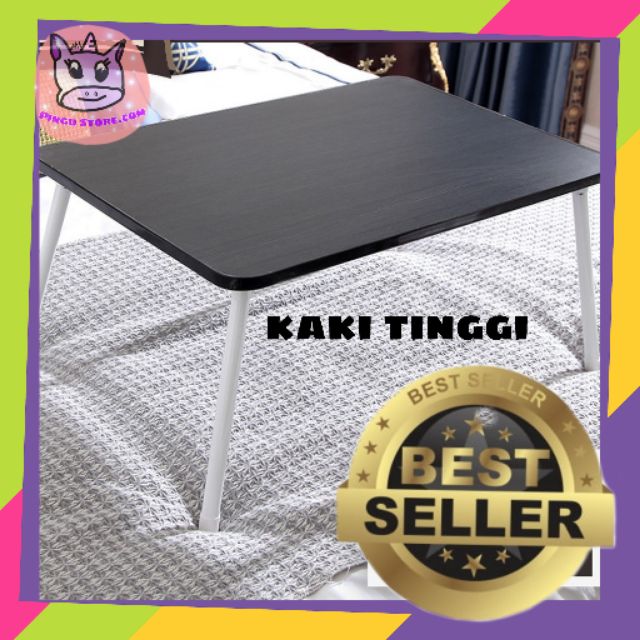  HOT ITEM  Meja Study Lipat Kaki Tinggi Foldable Table 