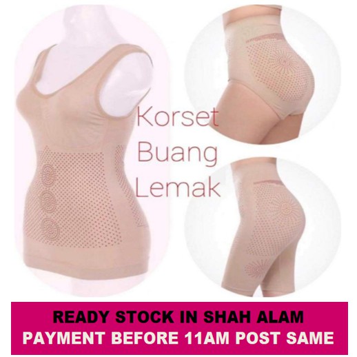 ?KORSET INFRARED ORIGINAL? TEKNOLOGI JEPUN 3 IN 1 Monalisa 3 in 1 Infra Red Slimming Corset / Undergarment