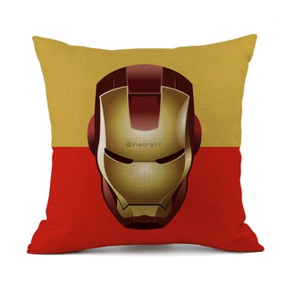Super Heroes Spiderman Ironman Superman Sofa Pillow Case The