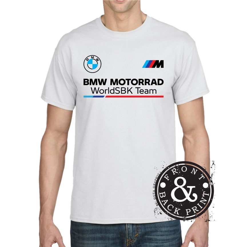 BMW Motorrad Tshirt M Power World SBK Team GS1200 RR Baju Ready Stock