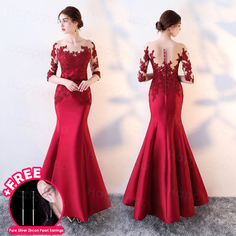 wedding banquet dress