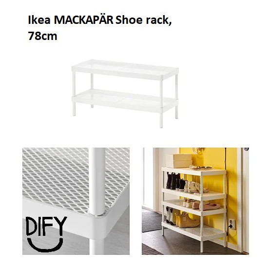 Mackapar Mackapar Shoe Rack 78cm Ikea 100 Genuine Shopee Malaysia