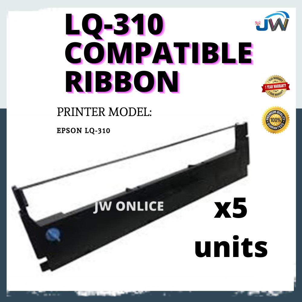 Lq310 Lq 310 Lq 310 Epson Dot Matrix Printer Ink Compatible Ribbon Cartridge Black S015639 8905