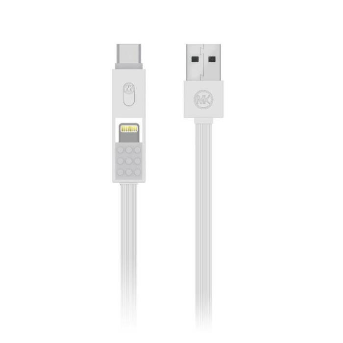 WK Design Parker WDC-012 3 in 1 Apple Lighting - Micro USB - Type-C Cable | Shopee Malaysia