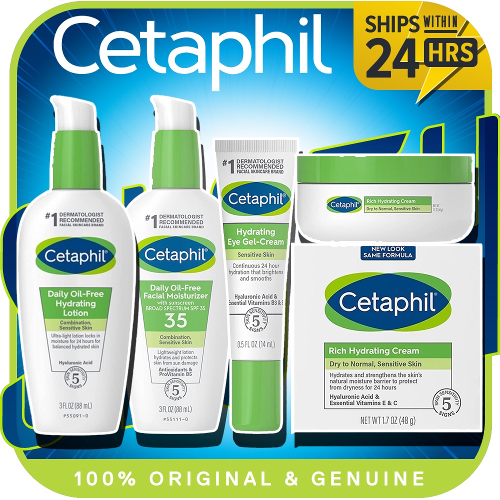 Cetaphil Daily OilFree Facial Moisturizer / Lotion Hydrating Eye Gel