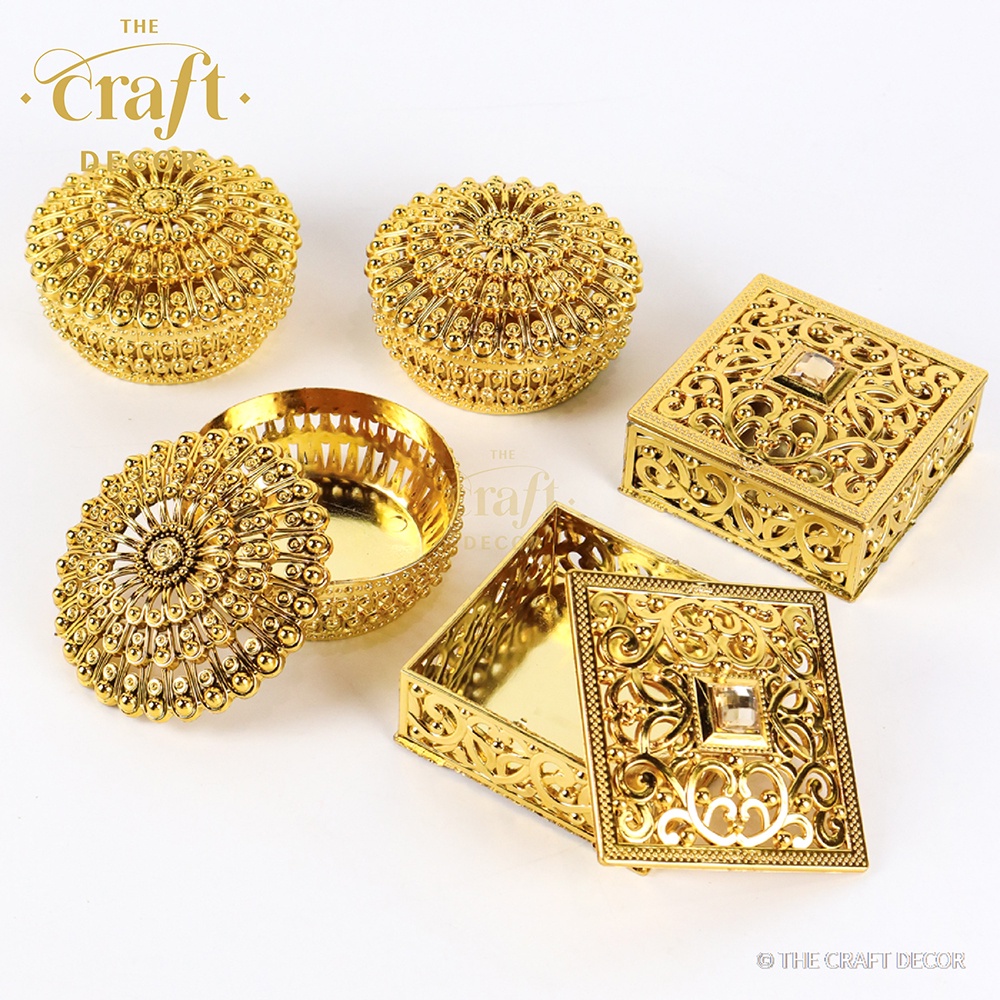 The Craft Decor 12pcs Golden Door Gift Souvenir Box | Wedding Party ...