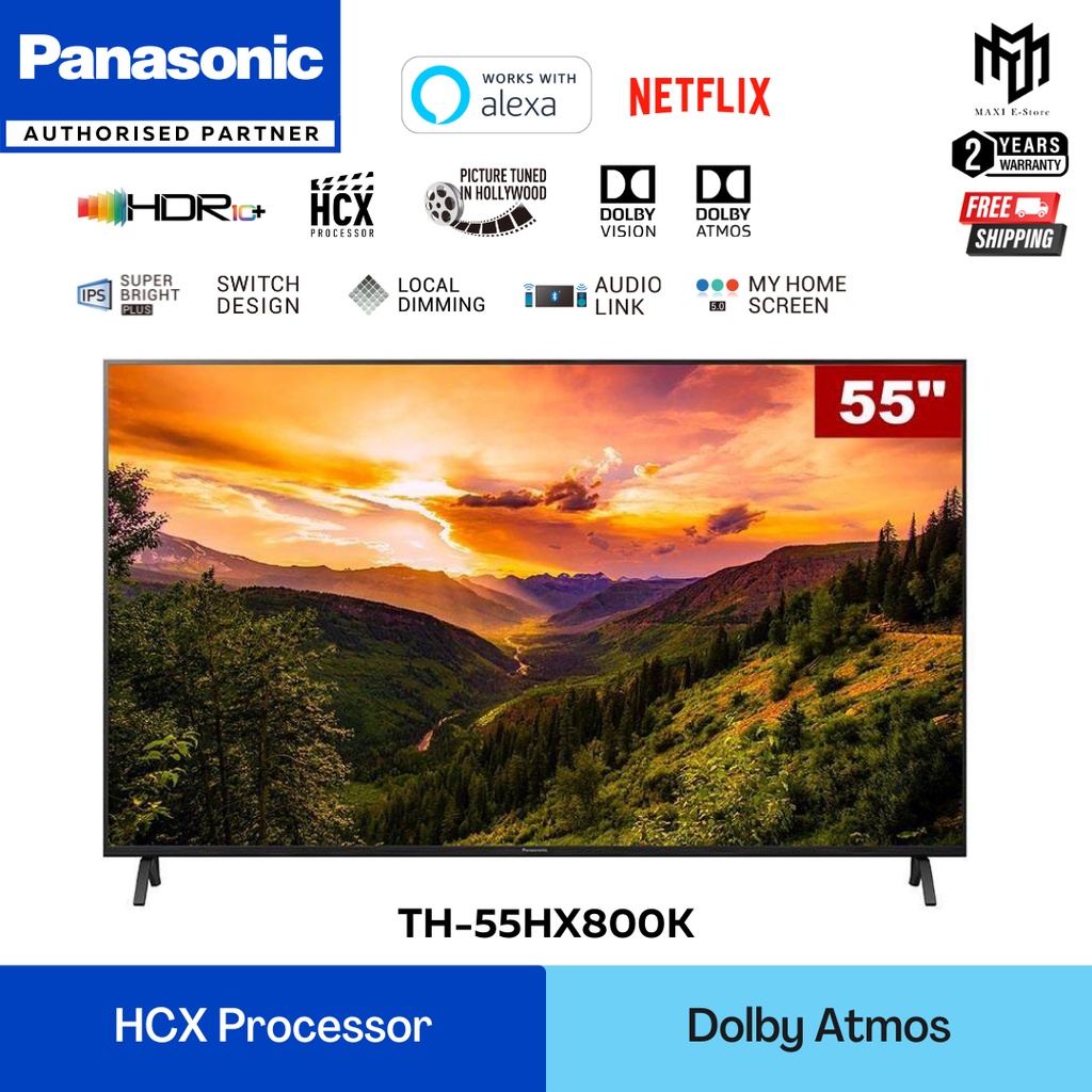 PANASONIC TH55HX800 HX800 4K LED SMART TV TH55HX800K TH55HX800K 55" Shopee Malaysia