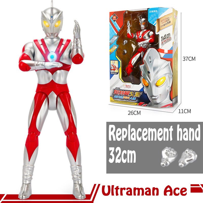 Kids Toys 32cm Ultraman Model Toys Ultraman Kids Action Figurines Toy Seven Jack Ace Tyro Shopee Malaysia