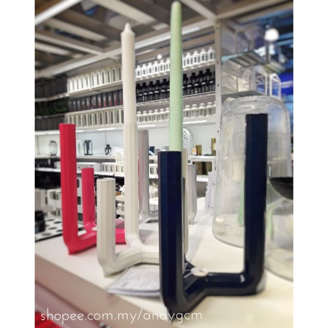 Ikea Candlestick For 3 Candles 4 Colour Shopee Malaysia