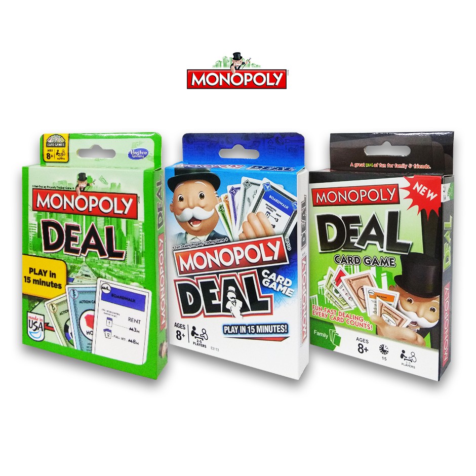 Monopoly Deal Card Game - Family And Friend Card Game/High Quality With  Color Printing | Shopee Malaysia