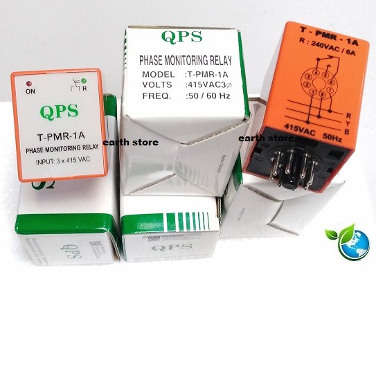 QPS PHASE MONITORING RELAY T-PMR-1A | Shopee Malaysia
