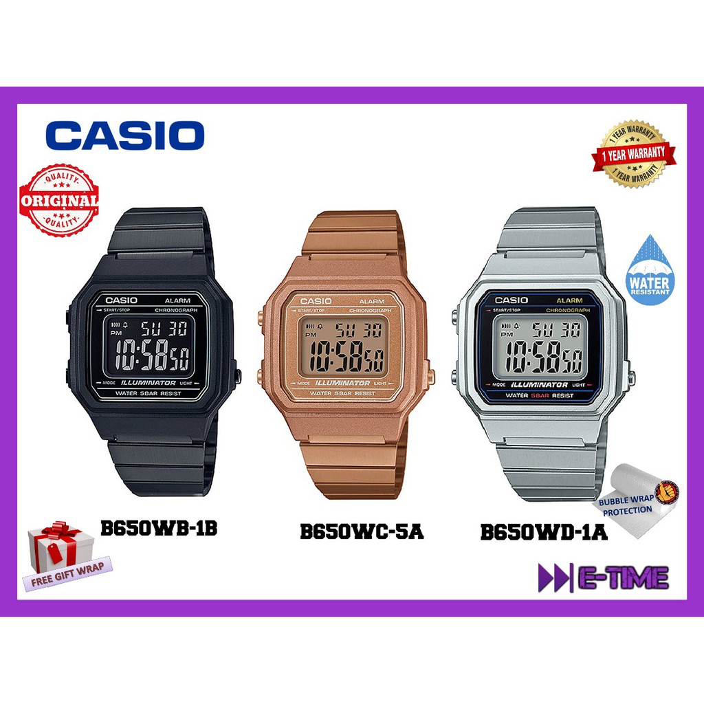 casio b650wd black