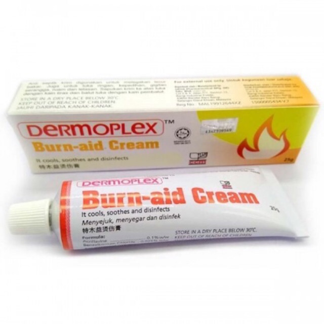 烫伤膏 Dermoplex Burn Aid Cream 25g 克 Exp 03 23 Shopee Malaysia