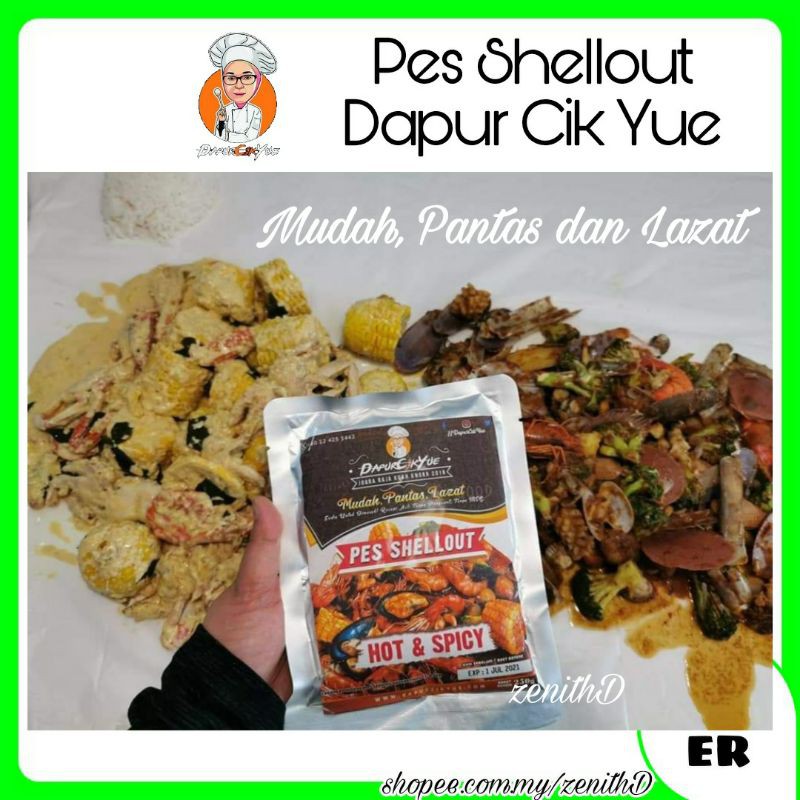 Buy PES SHELLOUT DAPUR CIK YUE 250g Mudah Pantas Lazat [ER 
