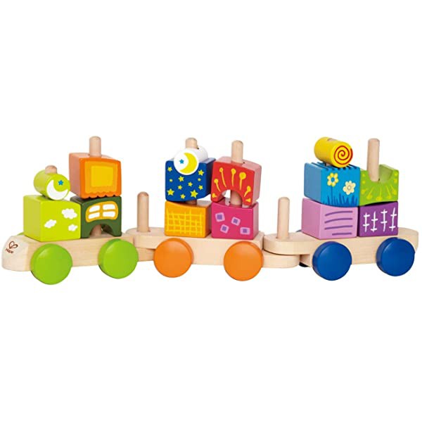 Hape Baby Einstein Discovery Train Wooden Train Blocks And Pull Toy For Age 18 Months Shopee Malaysia