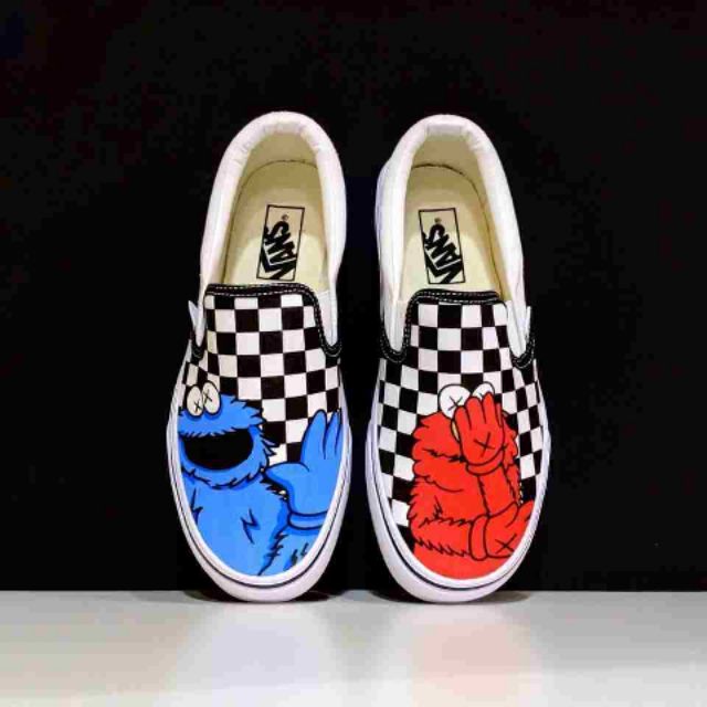 vans slip on cartoon