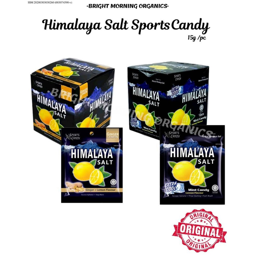 HIMALAYA SPORT CANDY BY BIG FOOT 喜马拉雅薄荷糖 (LEMON 柠檬/GINGER+LEMON 姜与柠檬