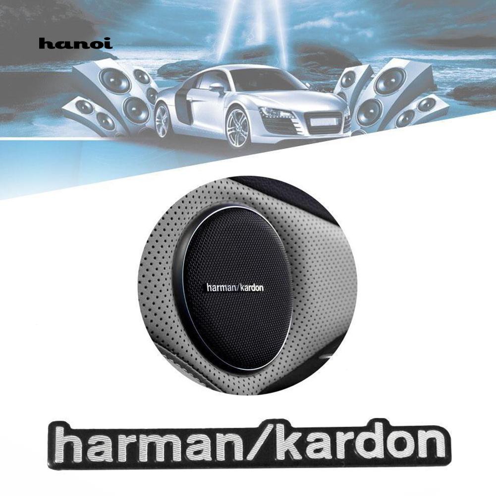 5Pcs Harman Kardon Vehicle Car Audio Speaker Badge Decals Sticker For BMW Benz
