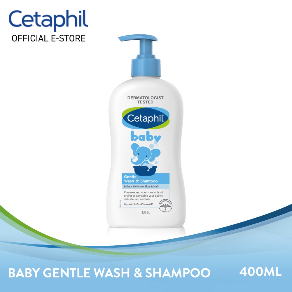 Cetaphil Baby Wash & Shampoo For Hair & Body For Baby Delicate Skin ...